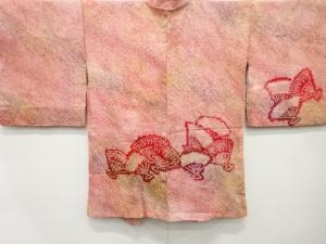 本総絞り　扇模様　絵羽織